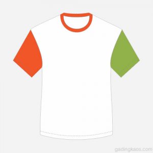 kaos-oblong-kombinasi-b-putih-orange-hijau-muda