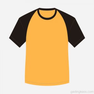 kaos-raglan-kuning-hitam